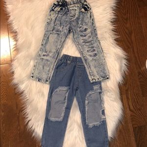 LOT of 2 Ripped Toddler Jeans